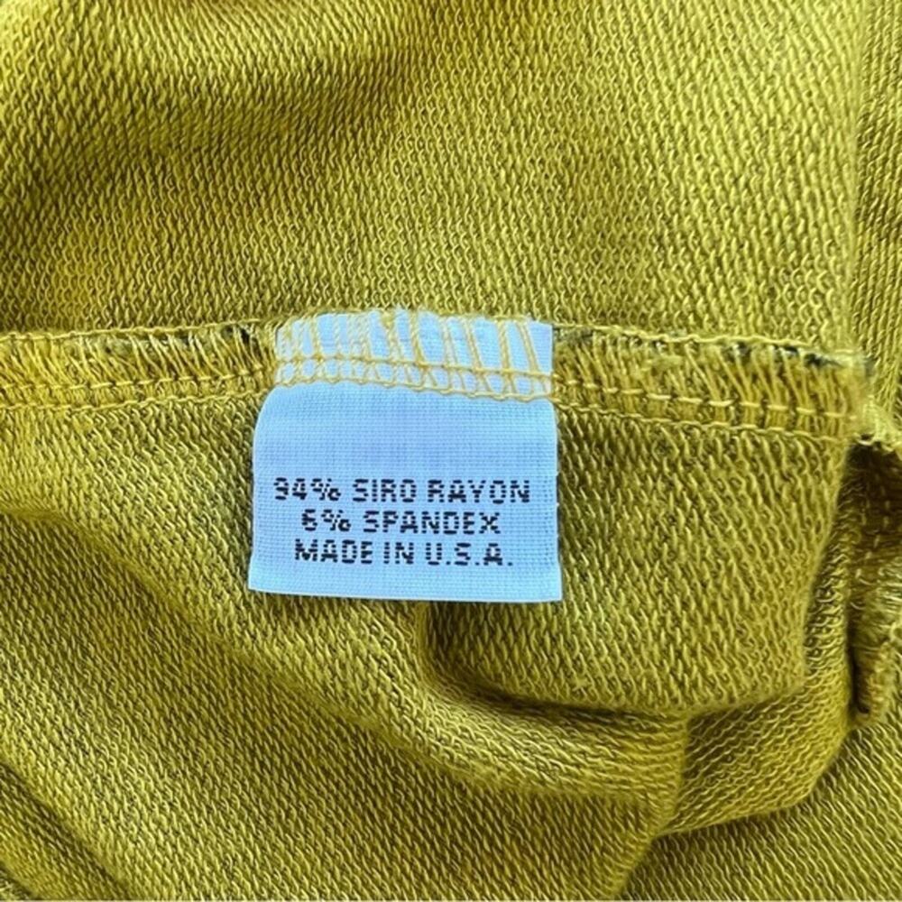 Bryn Walker Robbie Arborist Midi Maxi Jersey Stretch Knit Dress in Yellow Size M - Picture 13 of 15